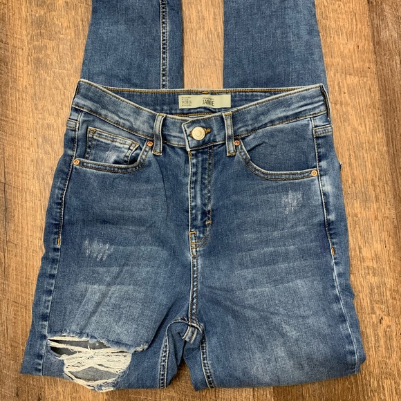 TOPSHOP MOTO | Jamie Ripped Skinny Jeans - Picture 6 of 9